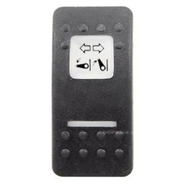 Σύμβολο διακόπτη Πασαρέλα In / Out - Μαύρο