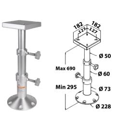 Βάση τραπεζιού 295 - 690mm Aλουμίνιο