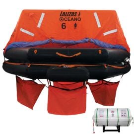 Liferaft Lalizas Solas OCEANO , Ρίψεως , Κάνιστρο , Pack A - 10 Ατόμων