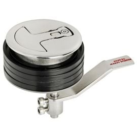 Λαβή Χωνευτή Inox με Κλειδί Ø 82mm