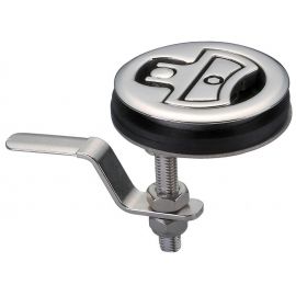 Λαβή Χωνευτή Inox με Κλειδί Ø 75 mm