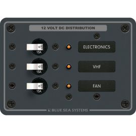 Πίνακας Blue Sea Dc 3 Θέσεων 8025