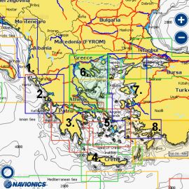 Χάρτης Μεσογείου Navionics
