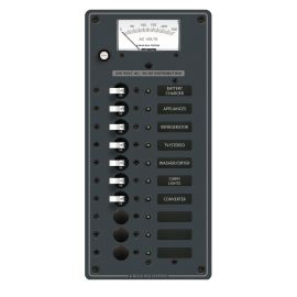 Πίνακας Blue Sea Ac 10 Θέσεων Με Βολτόμετρο 8578