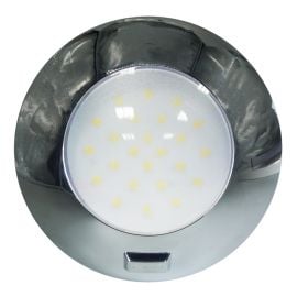 Πλαφονιέρα AquaLED με Διακόπτη Χρωμέ Ø14.3cm - 12/24V
