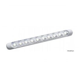 Πλαφονιέρα Λευκή 10Led 12V - 230 X 24mm