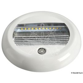 Πλαφονιέρα Λευκή 24Led 10/30V Με Διακόπτη