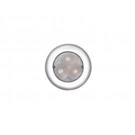 Πλαφονιέρα Στρογγυλή Χωνευτή Splashproof Led 50mm