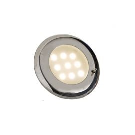 Πλαφονιέρα Χρωμίου 90mm Mε 9Led