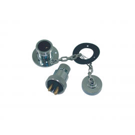 Πρίζα Καταστρώματος Inox 2 Θέσεων