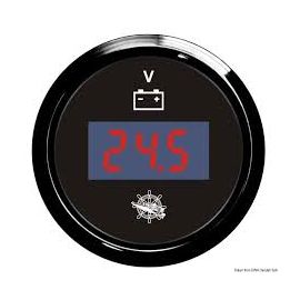 Ψηφιακό Βολτόμετρο Osculati 8/32 Volt - Μαύρο