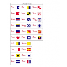 Σημαία Διεθνούς Κώδικα Σημάτων L30cm