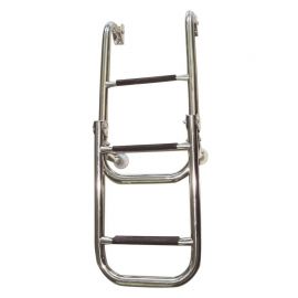 Σκάλα Inox 316 Αναδιπλούμενη 132.5 x 28 cm - 5 Σκαλοπάτια