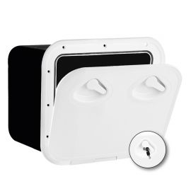 Θυρίδα Αποθήκευσης Nuova Rade Mid Line με Κλειδαριά 38 X 38cm - Λευκό