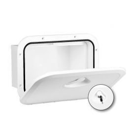 Θυρίδα Αποθήκευσης Nuova Rade Top Line με Κλειδαριά 37.5 X 27cm - Λευκό