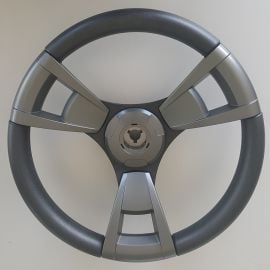 Τιμόνι Gussi 013 Μαύρο - Γκρι