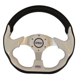 Τιμόνι Με 3 Ακτίνες Sea Master - Μαύρο/Λευκό