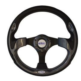 Τιμόνι με 3 Ακτίνες Seamaster - Μαύρο/Carbon