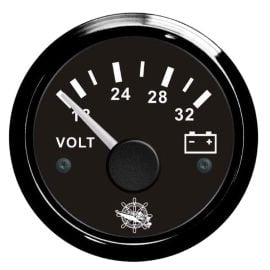 Βολτόμετρο Osculati 16/32V - Μαύρο