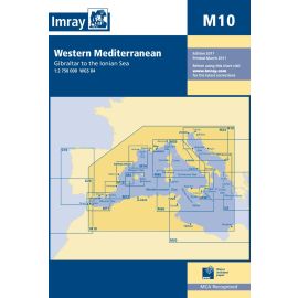 Χάρτης Ναυσιπλοΐας Imray Μ10 - Δυτική Μεσόγειος