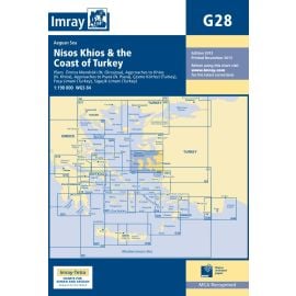 Χάρτης Ναυσιπλοΐας Imray G28 - Χίος & Ακτές Τουρκίας
