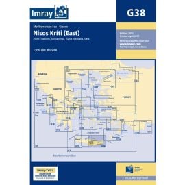 Χάρτης Ναυσιπλοΐας Imray G38 - Ανατολική Κρήτη