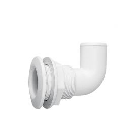 Υδρορροή Πλαστική 90º , Ø 25 mm - 93 mm - Λευκό