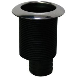 Υδρορροή Πλαστική για Μετατοπισμένο Σωλήνα με Inox Φλάντζα , 1 1/2" - Ø 31 mm - 87 mm
